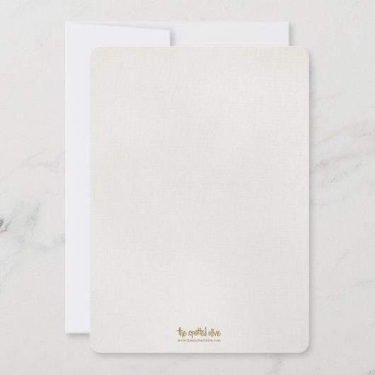 Gold Glamour Glitzer Confetti Brautparty Einladung (Rückseite)