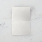 Gold Glamour Glitzer Confetti Vielen Dank Dankeskarte (Innenseite)