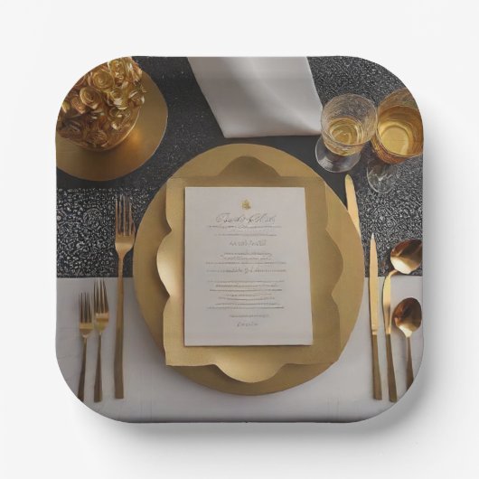 Gold Glamour Paper Teller (Vorderseite)