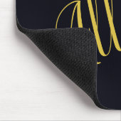 Gold Glamour personalisiert Mousepad (Ecke)