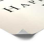 Gold Glitter 60. Geburtstagsfeier Poster (Ecke)