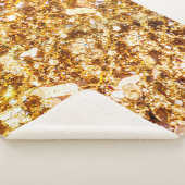 Gold glitter background sherpadecke (3/4)
