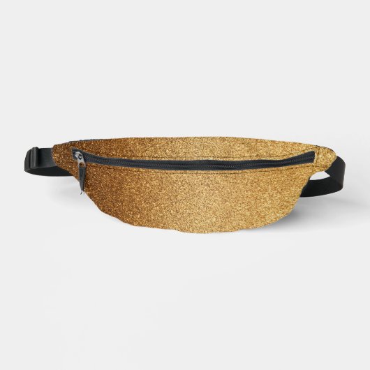 Gold Glitter Bauchtasche (Vorderseite)