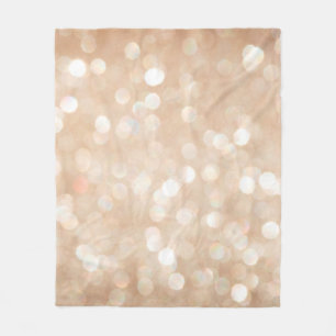 Gold glitter blurred background, christmas fleecedecke