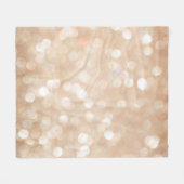 Gold glitter blurred background, christmas fleecedecke (Vorderseite (Horizontal))