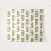 Gold Glitter Class of 2025 Foto Backdrop Wandteppich (Vorderseite (Horizontal))