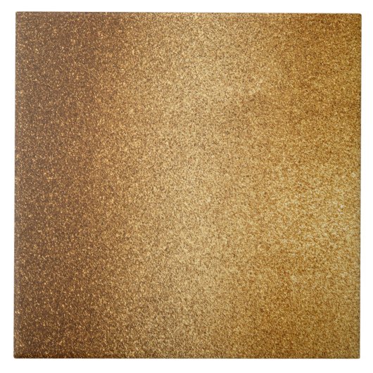 Gold Glitter Fliese (Vorderseite)