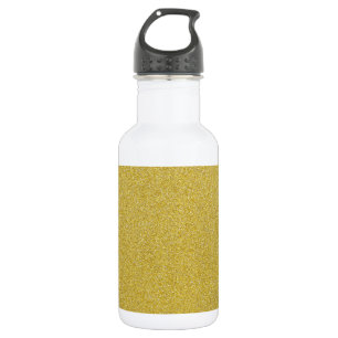 Gold Glitter, Funkeln, Glitter Hintergrund Edelstahlflasche