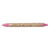 Gold Glitter Glamour Kugelschreiber (Vorderseite)