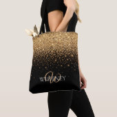 Gold Glitter Glanz Elegant L Tasche (Von Nahem)