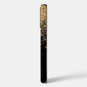 Gold Glitter Glanz Elegante Luxus Textur        Case-Mate iPhone Hülle (Rückseite / Links)