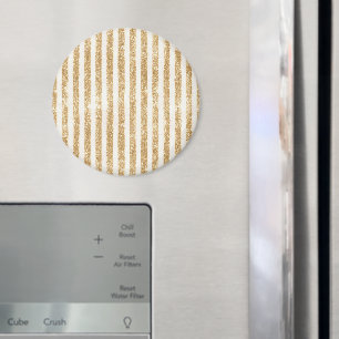 Gold Glitter Glitzige Streifen Magnet