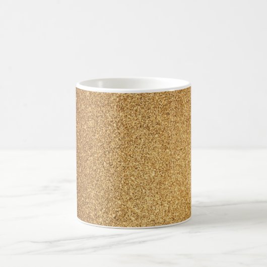 Gold Glitter Kaffeetasse (Mittel)