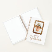 Gold Glitter Kinderbilderrahmen Notizblock (Innenseite)