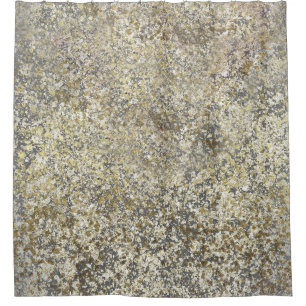 Gold Glitter Knistern Moderne Chic Glamour Funkeln Duschvorhang
