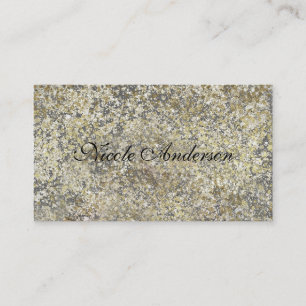 Gold Glitter Knistern Moderne Chic Glamour Funkeln Visitenkarte