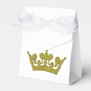 Gold Glitter Krone Prinzessin Royal Party Schachte Geschenkschachtel