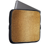 Gold Glitter  Laptopschutzhülle (Vorne Rechts)