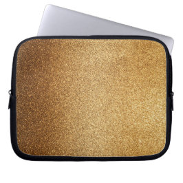 Gold Glitter Laptopschutzhülle