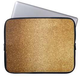 Gold Glitter Laptopschutzhülle