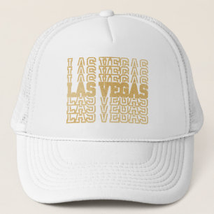 Gold Glitter Las Vegas Truckerkappe
