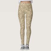 Gold "Glitter" - Leggings (Vorderseite)