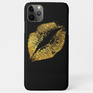 Gold Glitter Lippen Case-Mate iPhone Hülle