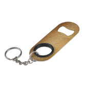 Gold Glitter Mini Flaschenöffner (Vorderseite Schrägansicht)