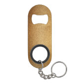 Gold Glitter Mini Flaschenöffner (Rückseite)
