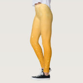 Gold Glitter Ombré Pattern – Luxury Metallic  Leggings (Links)