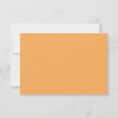 Gold Glitter QR Code Hochzeit RSVP Karte (Rückseite)