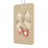Gold Glitter Red Cherries Autolufterfrischer (Links)