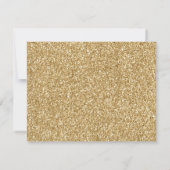 Gold Glitter Save-the-Date Save The Date (Rückseite)