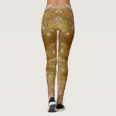 Gold Glitter Slime Leggings (Rückseite)