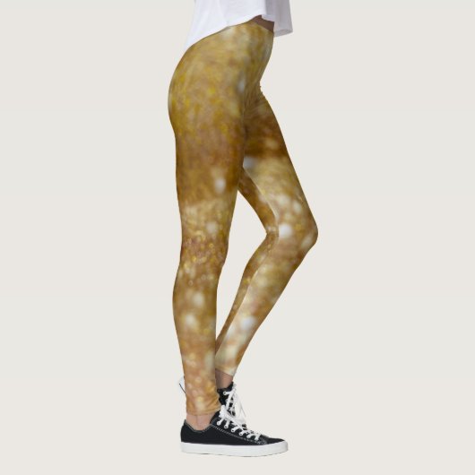 Gold Glitter Slime Leggings (Rechts)