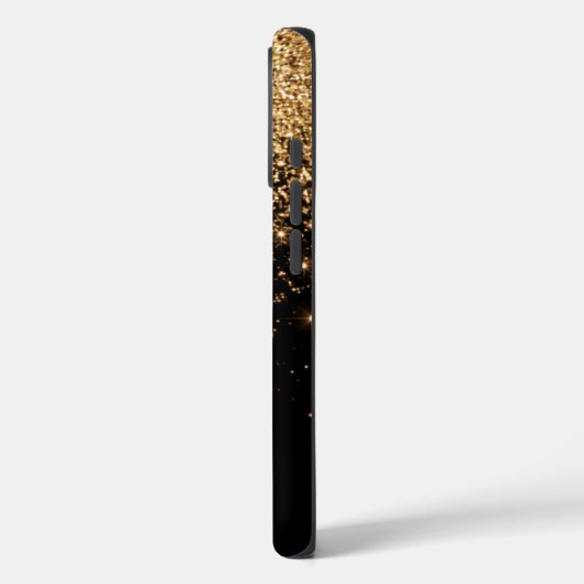 Gold Glitter Sparkle Elegant Luxury Texture        Case-Mate iPhone Hülle (Rückseite / Links)