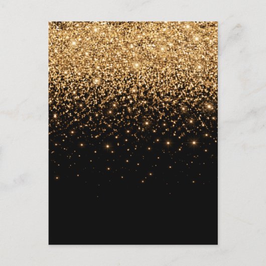 Gold Glitter Sparkle Elegant Luxury Texture        Postkarte (Vorderseite)