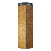 Gold Glitter Thermosbecher (Rückseite)