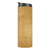 Gold Glitter Thermosbecher (Nach rechts gedreht)