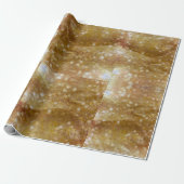 Gold Glitter Wrapping Paper Geschenkpapier (Ungerollt)