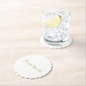 Gold Glitz Always Sparkle Untersetzer (Vor Ort)