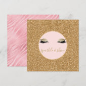 Gold Glitz Eyes (Vorne/Hinten)