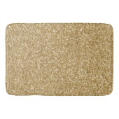Gold Glitz Glitzer      Badematte (Vorderseite)