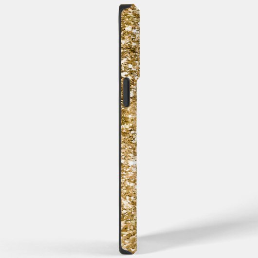 Gold Glitz Glitzer Case-Mate iPhone Hülle (Rückseite / Rechts)