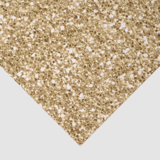 Gold Glitz Glitzer       Seidenpapier (Detail)