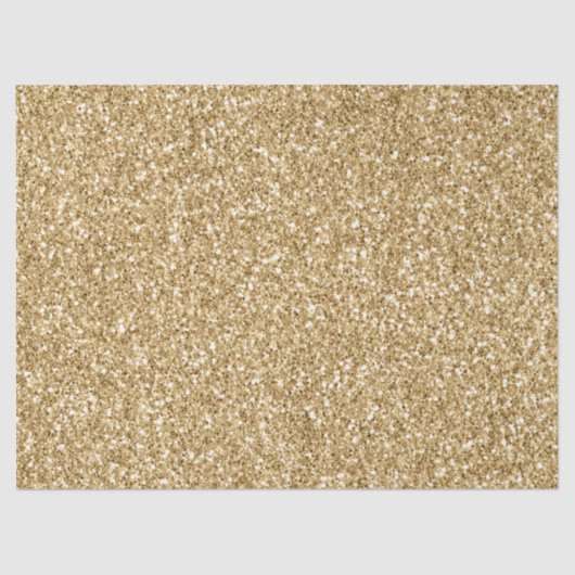 Gold Glitz Glitzer Seidenpapier (Vorderseite)