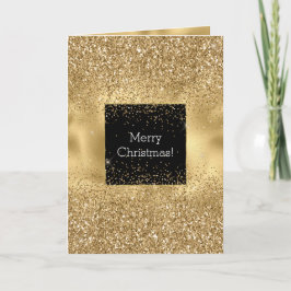 Gold Glitz Karte