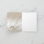 Gold Glitz Karte (Innenseite)