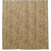 Gold Glitz Sparkle Glam Duschvorhang (Vorderseite)