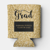 Gold Glitzer-Abschluss Dosenkühler (Rückseite)